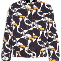 Jaqueta Feminina Bomber Sarja Copatucano - Preto