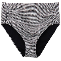 Calcinha De Biquíni Cintura Alta Black Dots - Preto