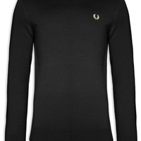 Suéter Masculino Classic Crew Neck Jumper - Preto