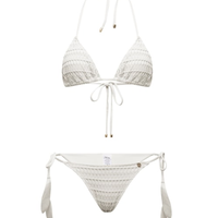 Calcinha biquíni String Magnólia - Off White