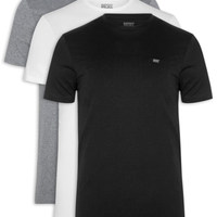 Kit De Camisetas Masculina Em Algodão 3 Peças