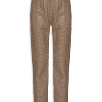 Calça Feminina Couro Jibre - Marrom