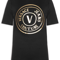 Camiseta Masculina Manga Curta Logo Foil - Preto