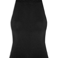 Regata Feminina Em Tricot - Preto