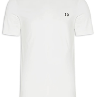 Camiseta Básica Masculina Regular Fit Gola Careca Em Algodão - Branco
