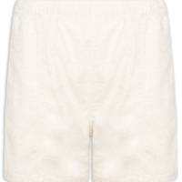 Short Masculino Mix Linho Recortes - Bege