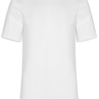 Camiseta Masculina Básica Regular Fit Em Algodão Orgânico - Branco
