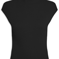 Regata Feminina Em Tricot - Preto