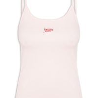 Regata Feminina Script Strappy Top - Rosa