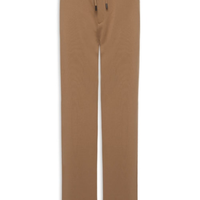Calça Masculina Casual Cós Elástico Slim - Bege