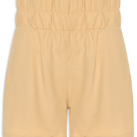 Short Feminino Cós Elástico - Bege