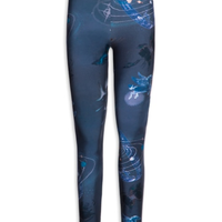 Calça Feminina Legging Basic Estampado Universo - Azul