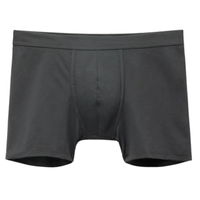 Cueca Boxer Em Algodão Premium - Cinza