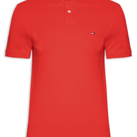 Polo Masculina 1985 Regular Fit Algodão Orgânico - Vermelho