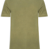 Camiseta Masculina Básica Gola Careca - Verde