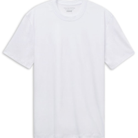 Camiseta De Manga Curta Em Algodão Premium Superlight - Branco