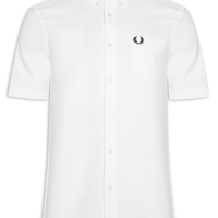 Camisa Masculina Button Down Regular Fit - Branco