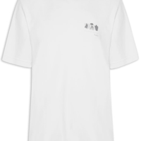 Camiseta Masculina Oversized Culture - Branco