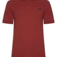 Polo Masculina Regular Fit Em Piquet de Algodão - Vermelho
