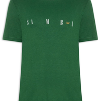 Camiseta Masculina Samba Coroa Light Linen - Verde
