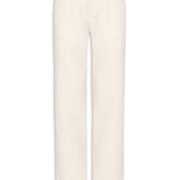 Calça Masculina Puro Linho 1/2 Elástico - Bege
