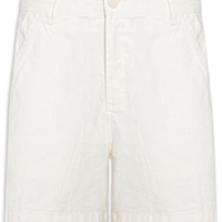 Bermuda Masculina Alfaiataria New Flow Basic - Branco
