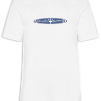 Camiseta Masculina Manga Curta Gola Careca Stone Realm - Branco