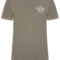 Camiseta Masculina Estampada Brazilian Dream - Cinza