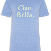 Camiseta Masculina Estampada Ciao Bella - Azul