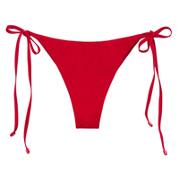 Calcinha De Biquíni Brasileira Com Laços Indonésia - Vermelho