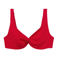 Parte De Cima De Biquíni Balconette Indonésia - Vermelho