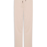 Calça Masculina Casual Cós Elástico Slim - Bege