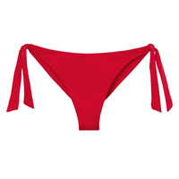 Calcinha De Biquíni Brasileira Com Laços Indonésia - Vermelho