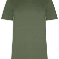 Camiseta Masculina Manga Curta Gola Careca M/M Logo - Verde