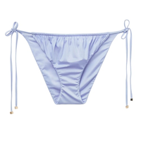Calcinha De Biquíni Shiny Satin - Azul