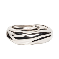 Bracelete Feminino Orgânico Metal - Prateado