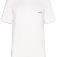 Camiseta Masculina Estampada em Algodão - Branco