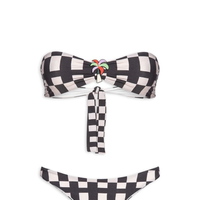 Biquini Asa Delta Sonho Gráfico - Preto