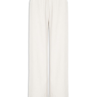 Calça Feminina Pantalona Cós Elástico - Branco