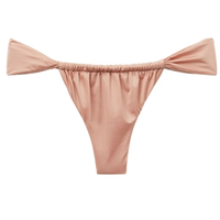 Calcinha De Biquíni Brasileira Shiny Satin - Rosa