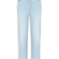Calça Feminina Jeans Ribcage Straight Ankle - Azul