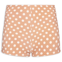 Short Feminino Marcela Estampa Poá - Marrom