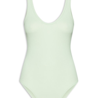 Body Comfy Sem Costura Decote U - Verde