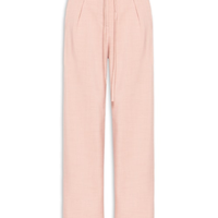 Calça Feminina Reta Com Amarração - Rosa
