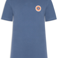 Camiseta Masculina Slim Vintage Surf Wax Mc - Azul
