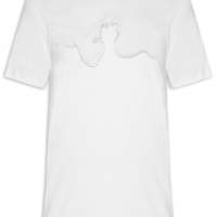 Camiseta Masculina Manga Curta Slim Waves - Branco