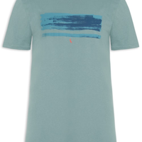 Camiseta Masculina Listra De Verão - Azul