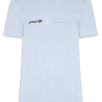 Camiseta Masculina Manga Curta Slim Rainha Do Mar - Azul