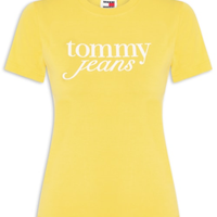 Camiseta Feminina Slim Essential Logo Tee Ext - Amarelo