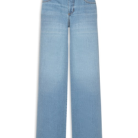 Calça Feminina Jeans Oversized - Azul